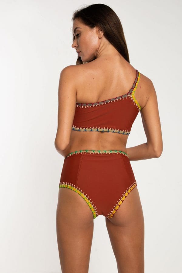 Infinity Set color Terracota Silkana Infinity Set color Terracota Bikinis Silkana